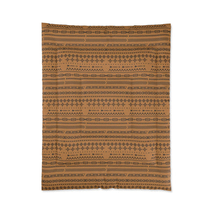 Boho Comforter, Aztec Pattern Bedding, Cozy Home Decor, Tribal Print Duvet