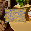 Floral Spun Polyester Pillow, Home Decor Cushion, Botanical Lumbar Throw Printify