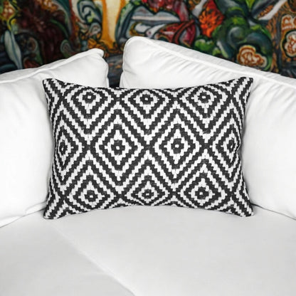 Tribal Spun Polyester Pillow, Decorative Cushion, Boho Throw Pillow, Aztec Pillow Cover