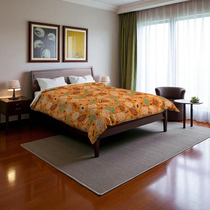 African Patterned Boho Comforter Warm and Cozy Premium Quality Bedding