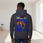 African Continent Art Graphic Unisex Hoodie, Lightweight Sweatshirt Printify