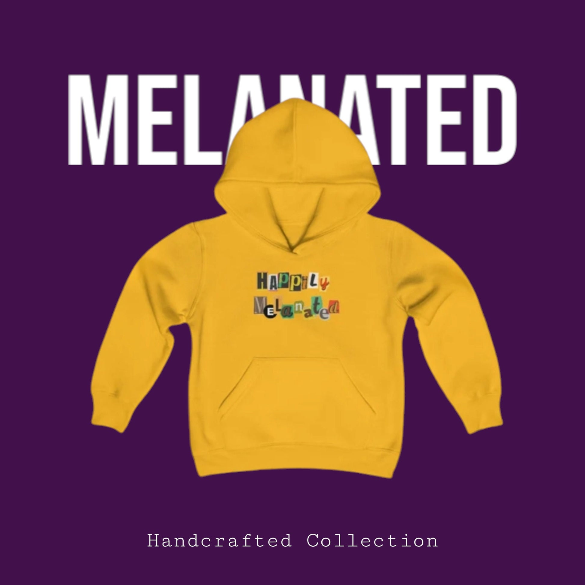 Handcrafted Afro Graphic Youth Hoodie, Kids Sweatshirt, Ethnic Design