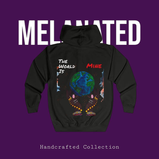 Galaxy Full Zip Unisex Hoodie, Space Nebula Zip-Up Jacket, Celestial Handcrafted Hoodie