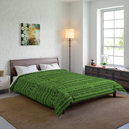 Boho Comforter, Aztec Pattern Bedding, Cozy Home Decor, Tribal Print Duvet Cover