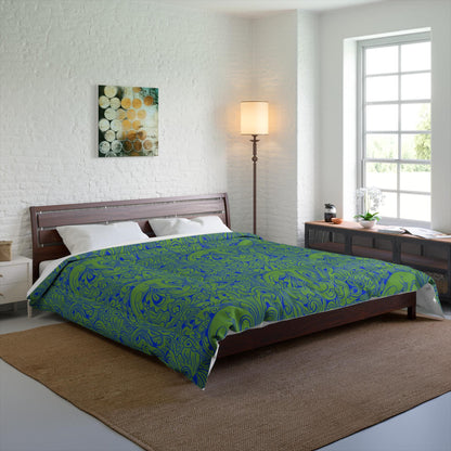 Floral Comforter, Botanical Bedding, Cozy Duvet Cover, Flower Print