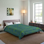 Floral Comforter, Botanical Bedding, Cozy Duvet Cover, Flower Print