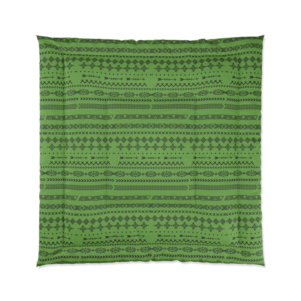 Boho Comforter, Aztec Pattern Bedding, Cozy Home Decor, Tribal Print Duvet Cover