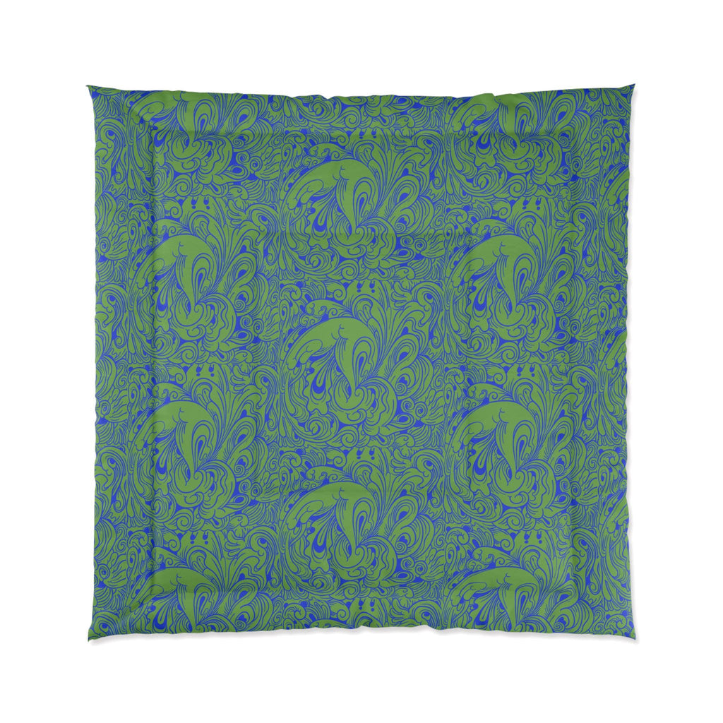 Floral Comforter, Botanical Bedding, Cozy Duvet Cover, Flower Print