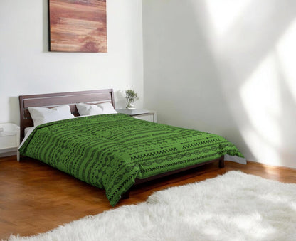 Boho Comforter, Aztec Pattern Bedding, Cozy Home Decor, Tribal Print Duvet Cover