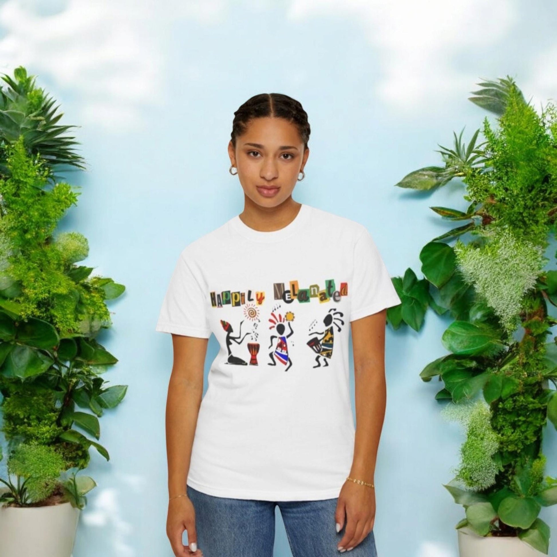 Handcrafted Afro Music Graphic Unisex T-shirt, Music Lover Tee, Ethnic Graphic Shirt