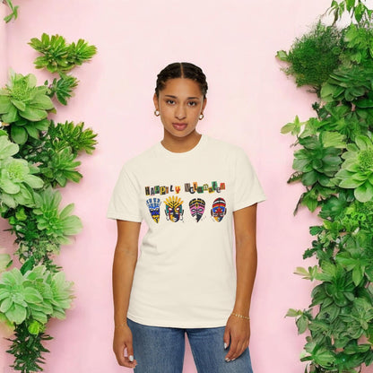 Handcrafted Afro Music Graphic Unisex T-shirt, Music Lover Tee, Ethnic Graphic Shirt