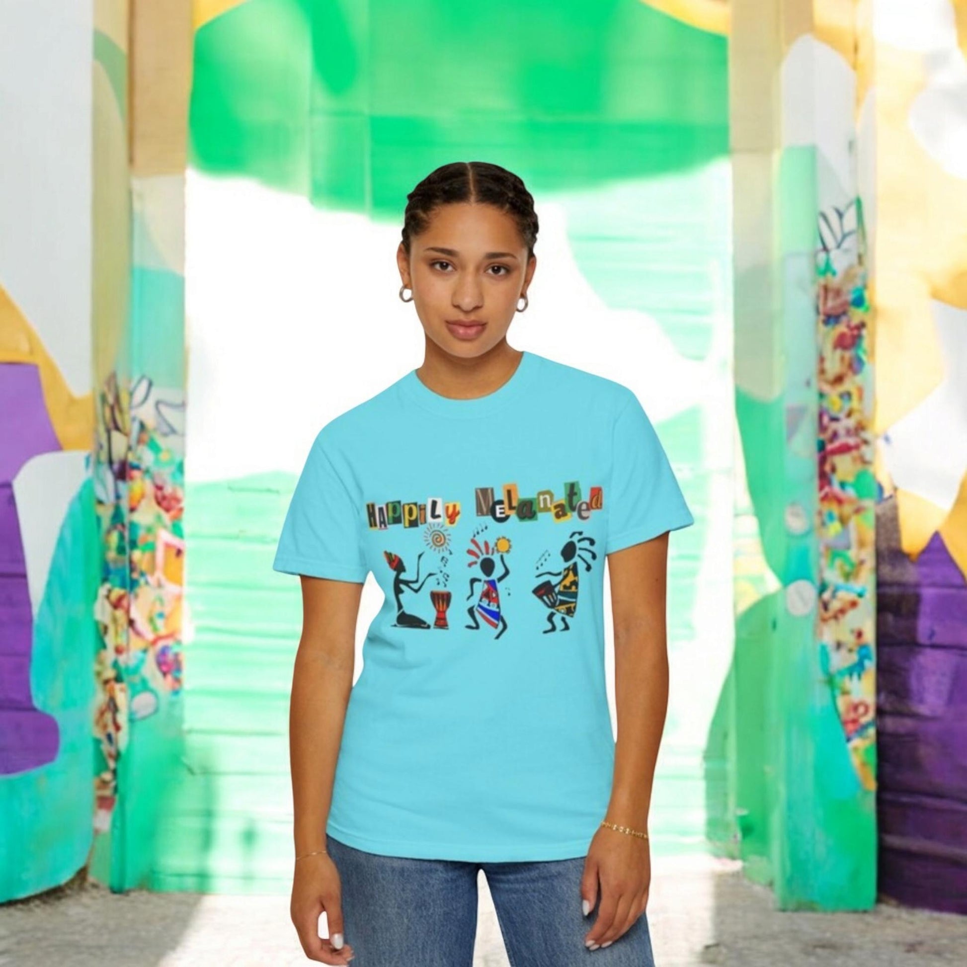 Handcrafted Afro Music Graphic Unisex T-shirt, Music Lover Tee, Ethnic Graphic Shirt