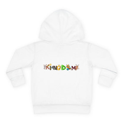 Graphic Panda Elephants Toddler Hoodie, Wildlife Theme, Kids Fleece Pullover