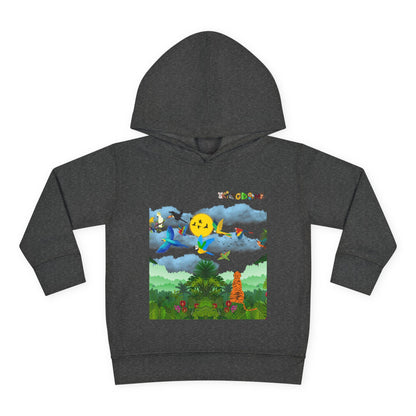 Tropical Birds Toddler Hoodie, Wild Life Theme Fleece Pullover, Kids Animal Sweater, Jungle Print Sweatshirt, Bird Lover Gift