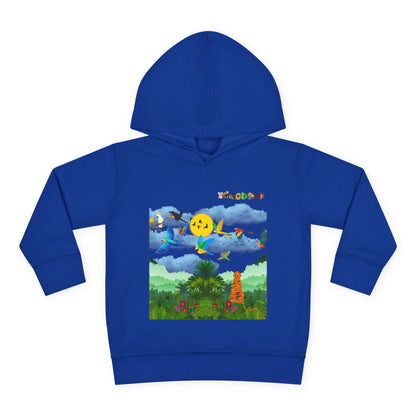 Tropical Birds Toddler Hoodie, Wild Life Theme Fleece Pullover, Kids Animal Sweater, Jungle Print Sweatshirt, Bird Lover Gift