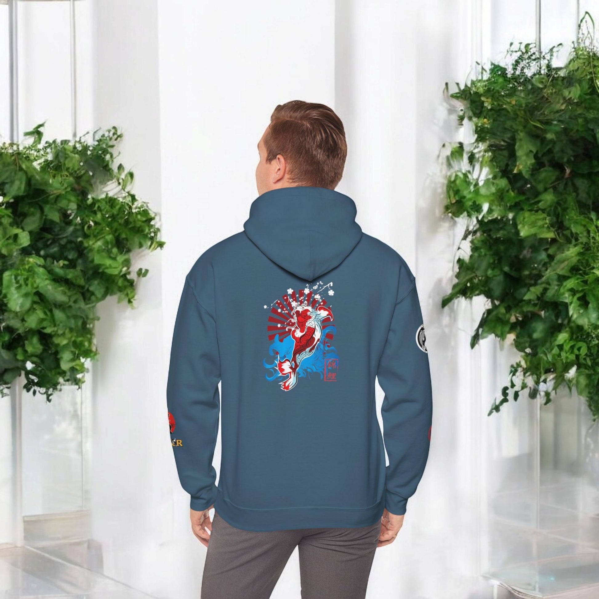 Graphic Ninja Enthusiast Hoodie, Unisex Heavy Blend Sweatshirt - Martial Arts Gift