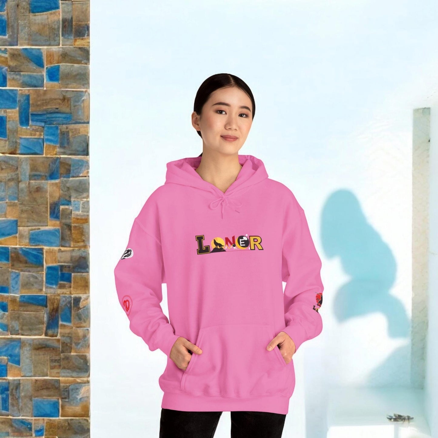 Graphic Ninja Enthusiast Hoodie, Unisex Heavy Blend Sweatshirt - Martial Arts Gift