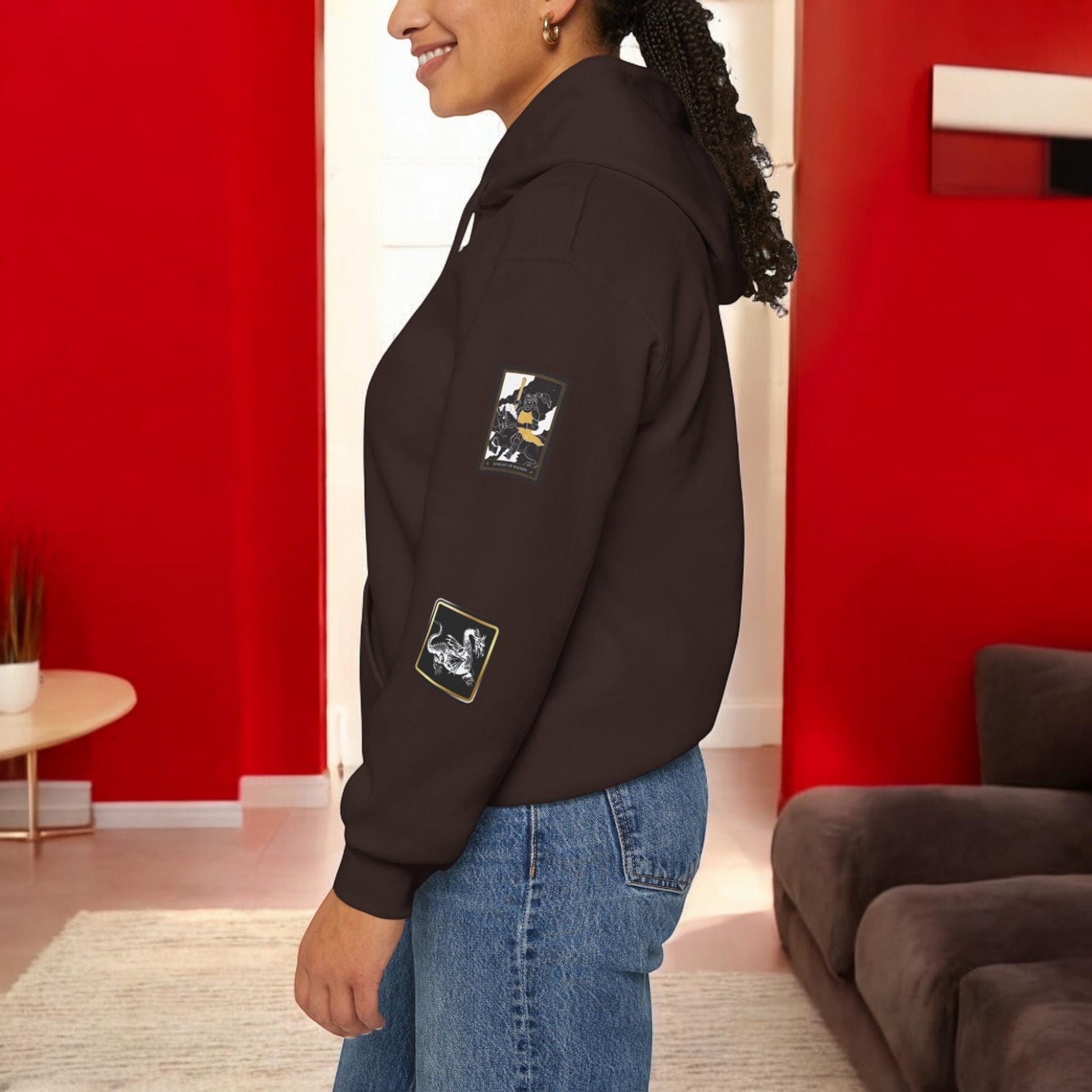 Medieval Themed Hoodie, Knights and Dragon Fans, Unisex Sweatshirt