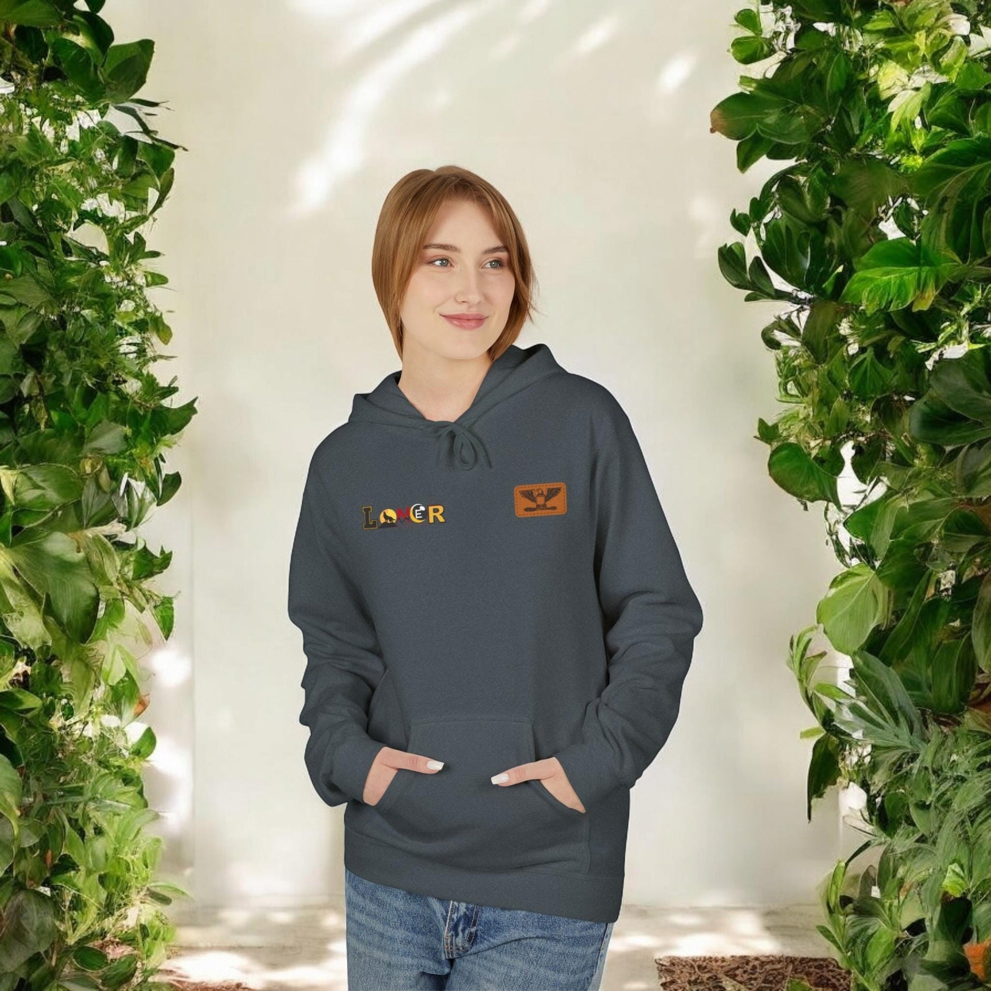 Tiger Graphic Hoodie, Lone Wolf Sweatshirt, Unisex Fleece Pullover, Cozy Animal Print Top