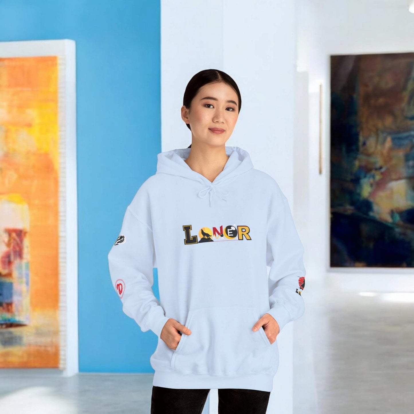 Graphic Ninja Enthusiast Hoodie, Unisex Heavy Blend Sweatshirt - Martial Arts Gift