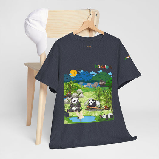 Panda Graphic Unisex Tee, Nature Inspired, Animal Kingdom Shirt, Wildlife Tee