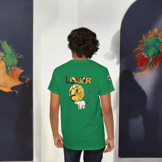 Lone Wolf Unisex Tee, Wild Animal Introvert Graphic T-Shirt, Wildlife Lover Tee