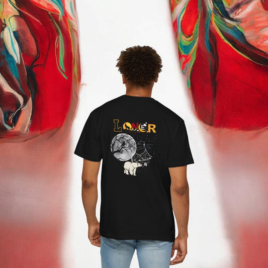 Polar Bear Graphic Tee, Wild Animals T-shirt, Introvert Theme Shirt, Unisex Tee