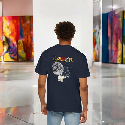 Polar Bear Graphic Tee, Wild Animals T-shirt, Introvert Theme Shirt, Unisex Tee