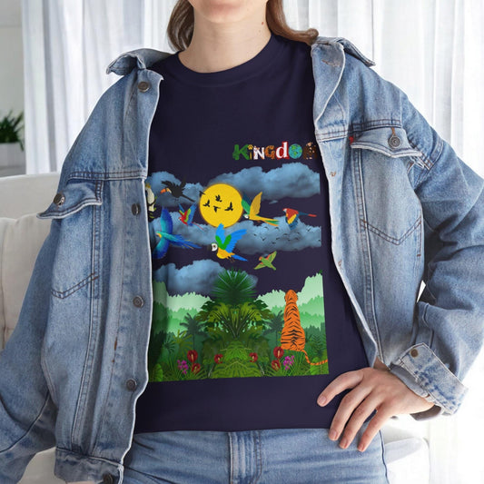 Tropical Birds Unisex Tee, Jungle Animals Graphic Shirt, Wildlife Lover Gift, Nature Inspired