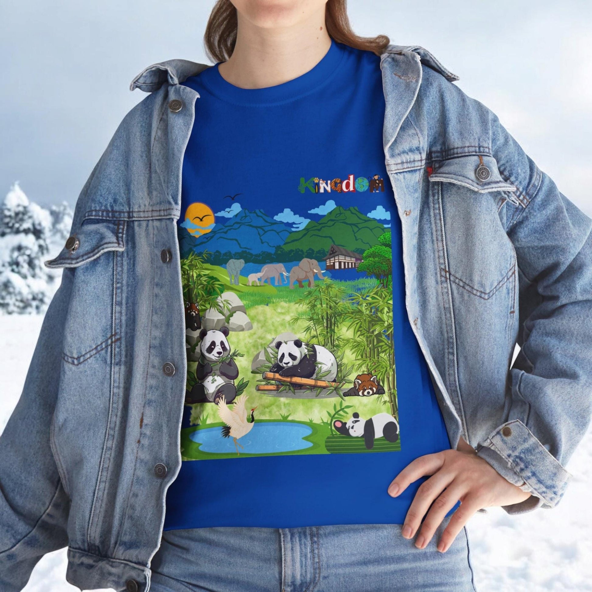 Panda Graphic Unisex Tee, Nature Inspired, Animal Kingdom Shirt, Wildlife Tee