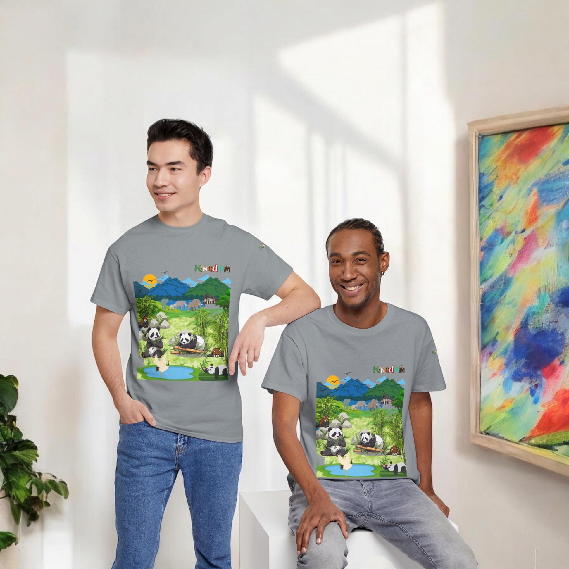 Panda Graphic Unisex Tee, Nature Inspired, Animal Kingdom Shirt, Wildlife Tee