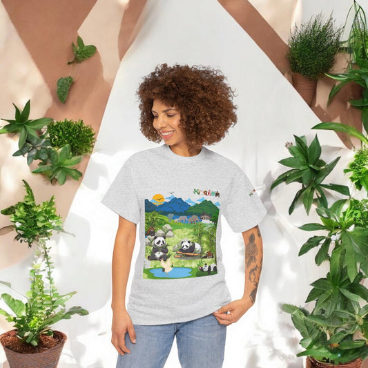 Panda Graphic Unisex Tee, Nature Inspired, Animal Kingdom Shirt, Wildlife Tee