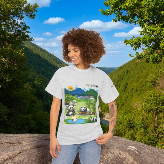 Panda Graphic Unisex Tee, Nature Inspired, Animal Kingdom Shirt, Wildlife Tee