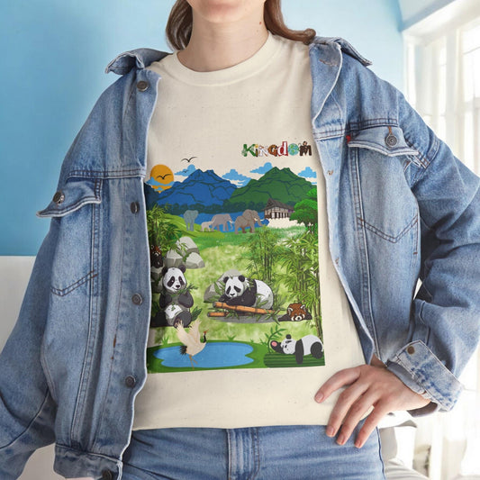 Panda Graphic Unisex Tee, Nature Inspired, Animal Kingdom Shirt, Wildlife Tee