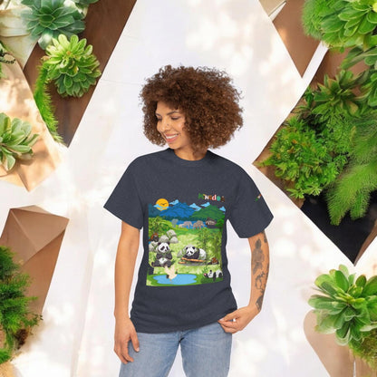 Panda Graphic Unisex Tee, Nature Inspired, Animal Kingdom Shirt, Wildlife Tee