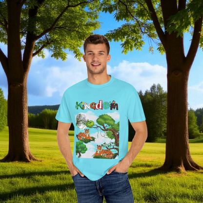 Tiger, Jungle Graphic T-Shirt, Safari Wildlife Tee, Animal Lover Gift, Nature Theme Shirt