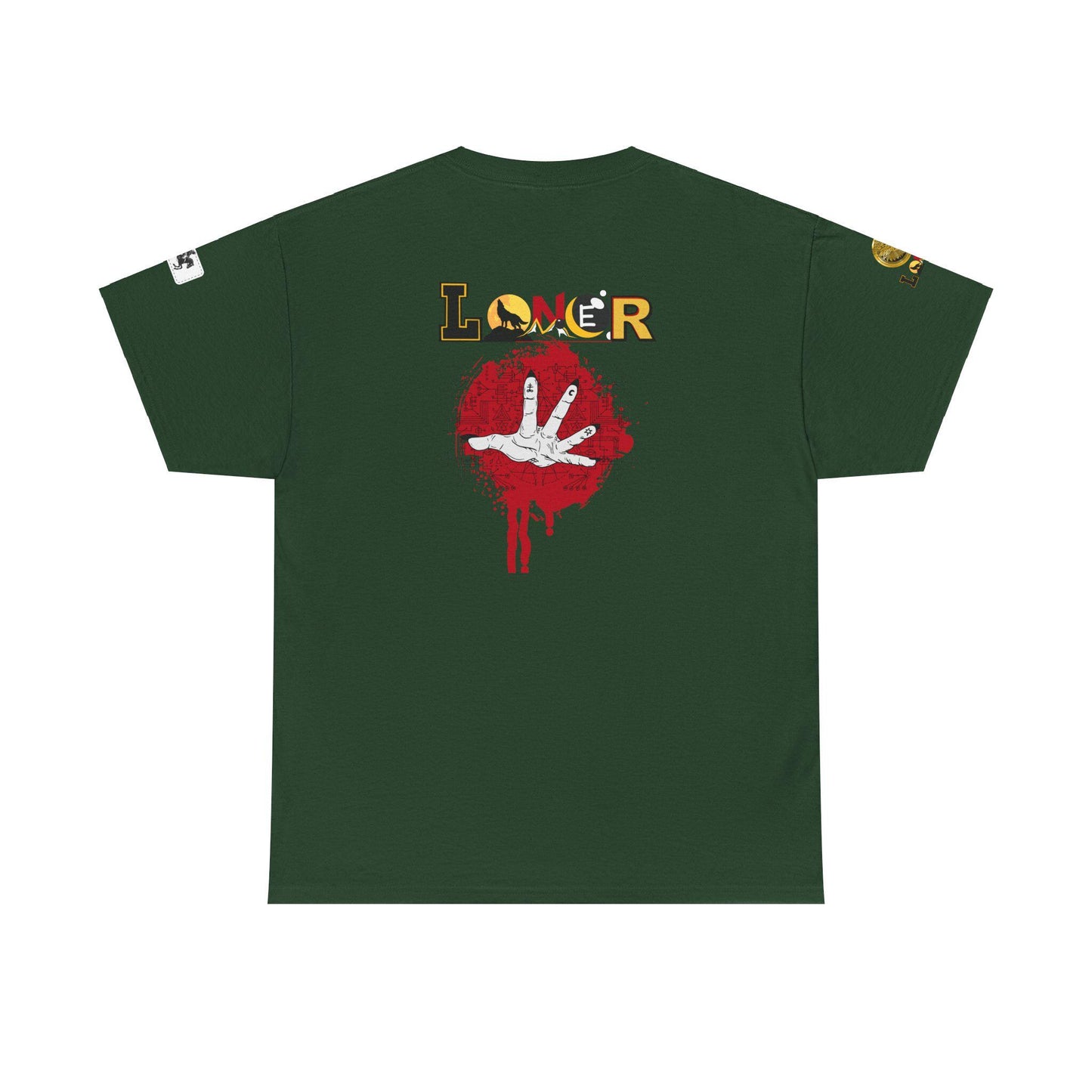 Mystical Hand Art Unisex Tee, Loner Themed Reaching Hand Graphic Shirt