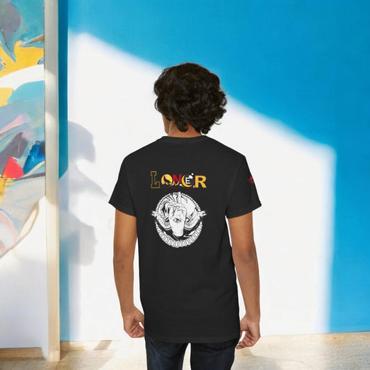 Loner Theme Unisex Tee, Unique Hand with Eye Graphic, Moray Eels Shirt, Eye-Catching T-Shirt