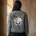 Gothic Bomber Jacket, Eye Art Women's Outerwear, Unique All Over Print Jacket Printify