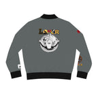 Gothic Bomber Jacket, Eye Art Women's Outerwear, Unique All Over Print Jacket Printify