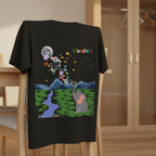 Night Sky Elephant Unisex T-shirt, Nature Graphic Floral Tee, Constellation Shirt Printify