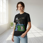 Night Sky Elephant Unisex T-shirt, Nature Graphic Floral Tee, Constellation Shirt Printify