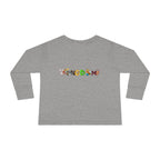 Toddler Long Sleeve Tee, Jungle Animals Nature Theme Tiger Graphic Art Shirt