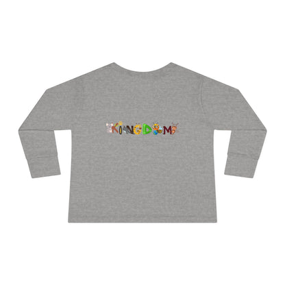Toddler Long Sleeve Tee, Jungle Animals Nature Theme Tiger Graphic Art Shirt