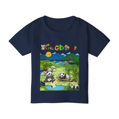 Wild Animals Graphic Toddler T-Shirt, Nature Theme Jungle Safari Shirt