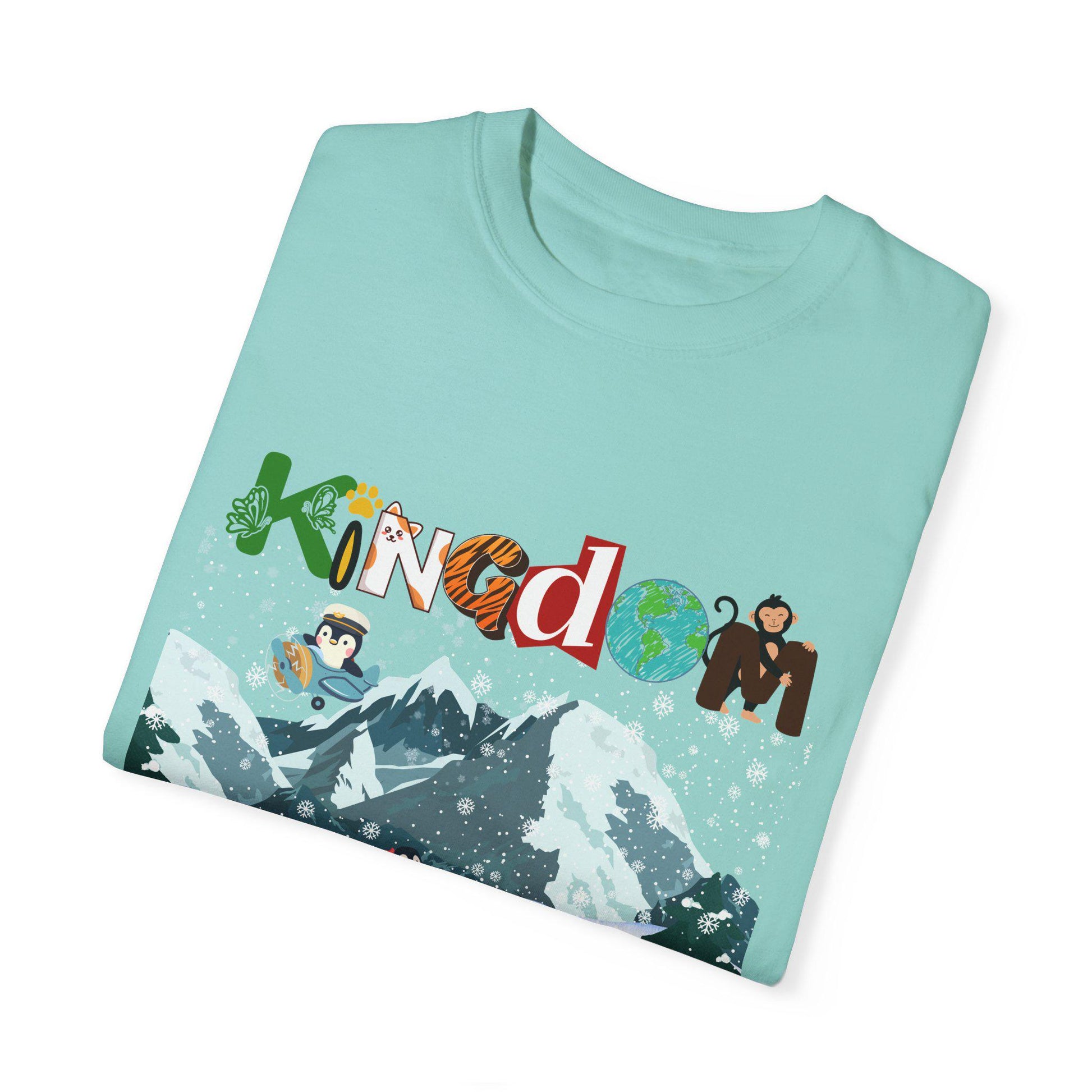 Arctic Life Penguin Graphic Unisex T-Shirt, Nature Theme, Wildlife Tee Shirt, Animal Lover Tee