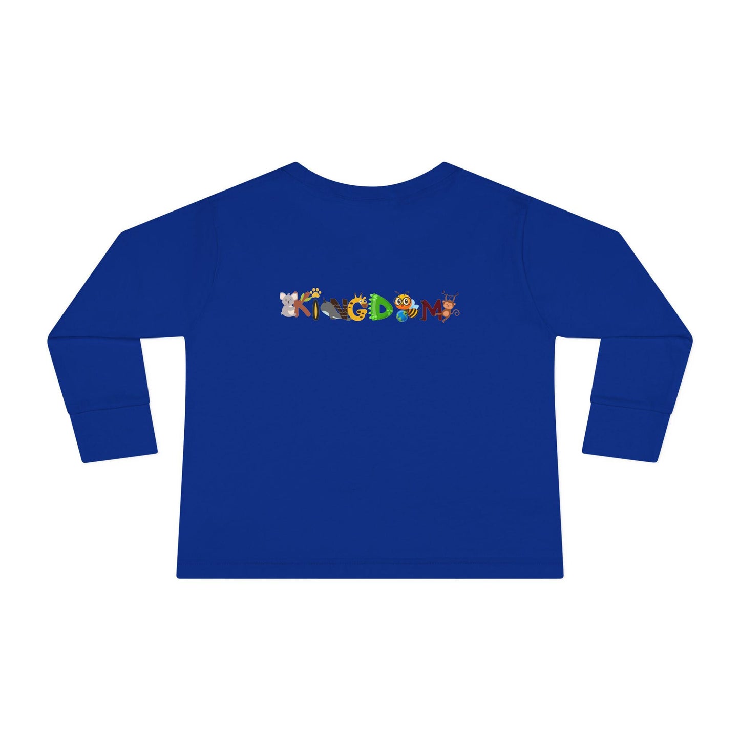 Elephant and Floral Toddler Long Sleeve Tee, Cute Animal Kids Shirt