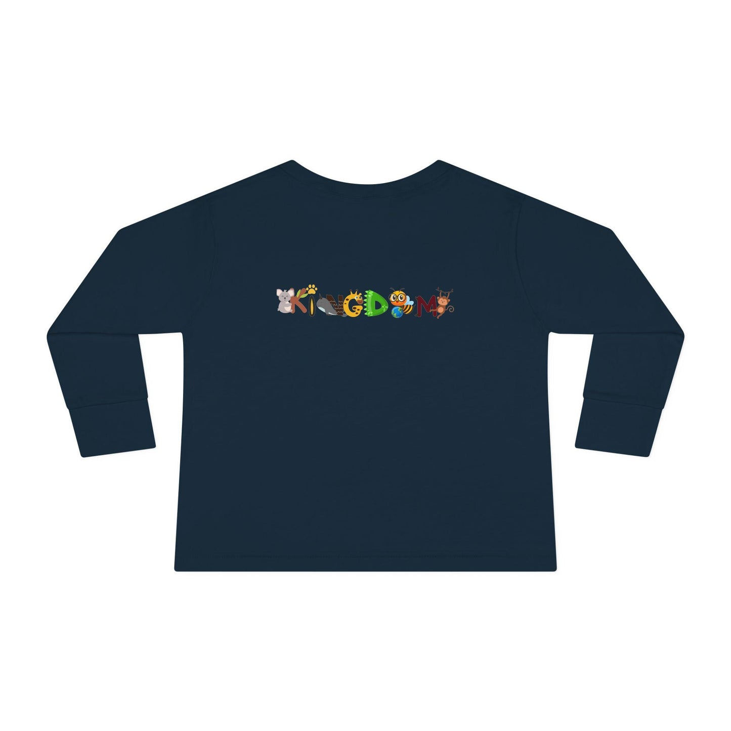 Elephant and Floral Toddler Long Sleeve Tee, Cute Animal Kids Shirt