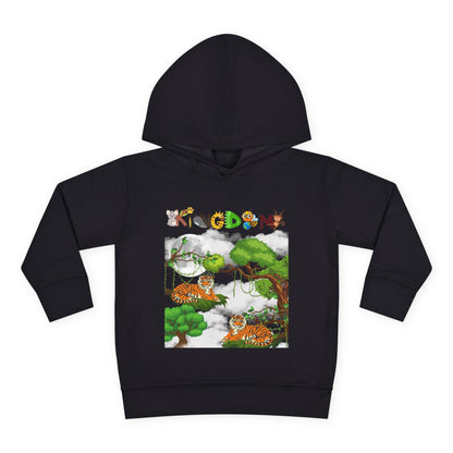 Tiger Graphic Toddler Hoodie, Wild Life Pullover, Fleece Sweatshirt, Jungle Theme