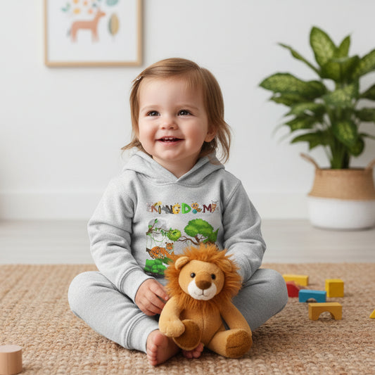 Tiger Graphic Toddler Hoodie, Wild Life Pullover, Fleece Sweatshirt, Jungle Theme